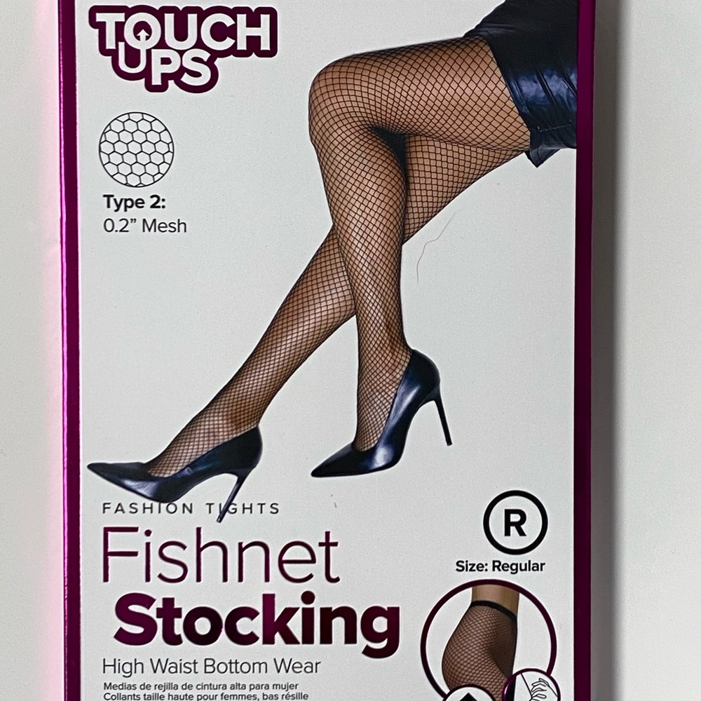 Touch Ups Black Fishnet Stockings